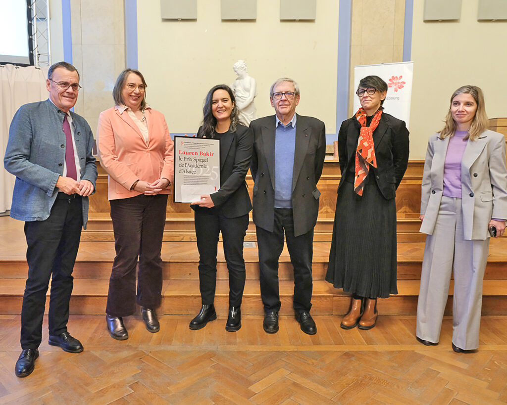 Lauren Bakir, lauréate du nouveau Prix Spiegel